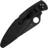 Складной нож SPYDERCO POLICE black сталь VG-10, рукоять Black stainless Steel 07BKP